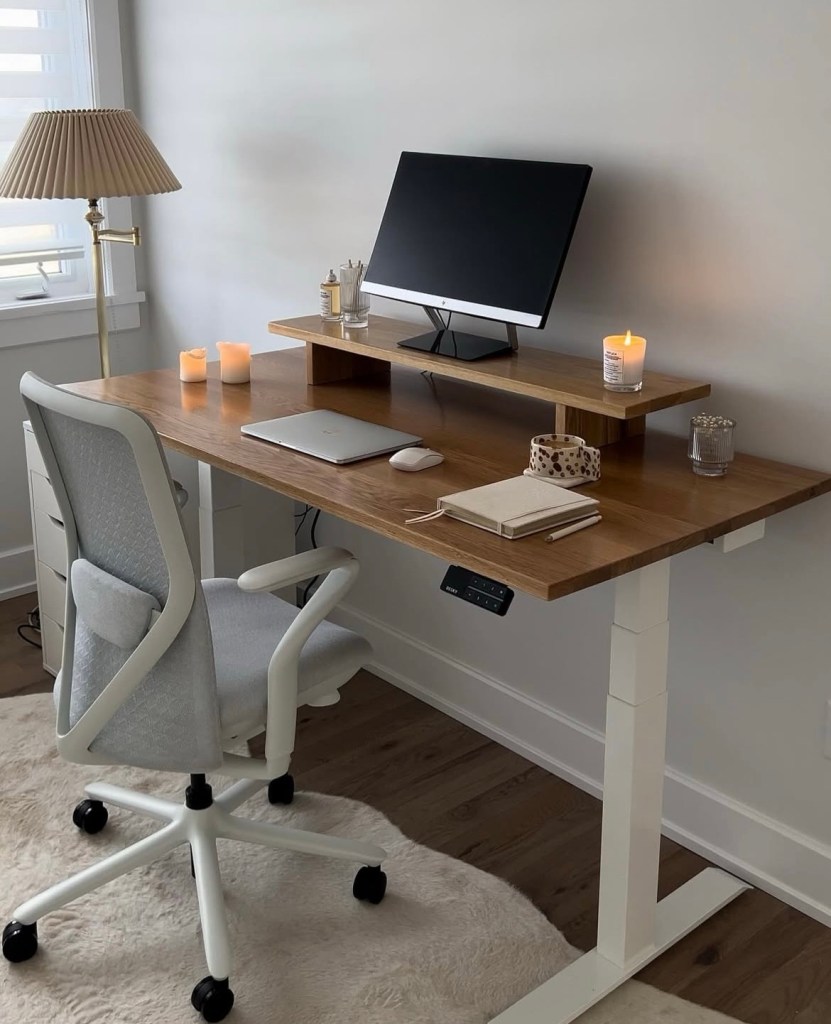 Home desk office, work from home, starting a business